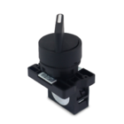 Kit Chave Seletora Plástica | Ed21 | Manopla Curta | 2 Posiçõ